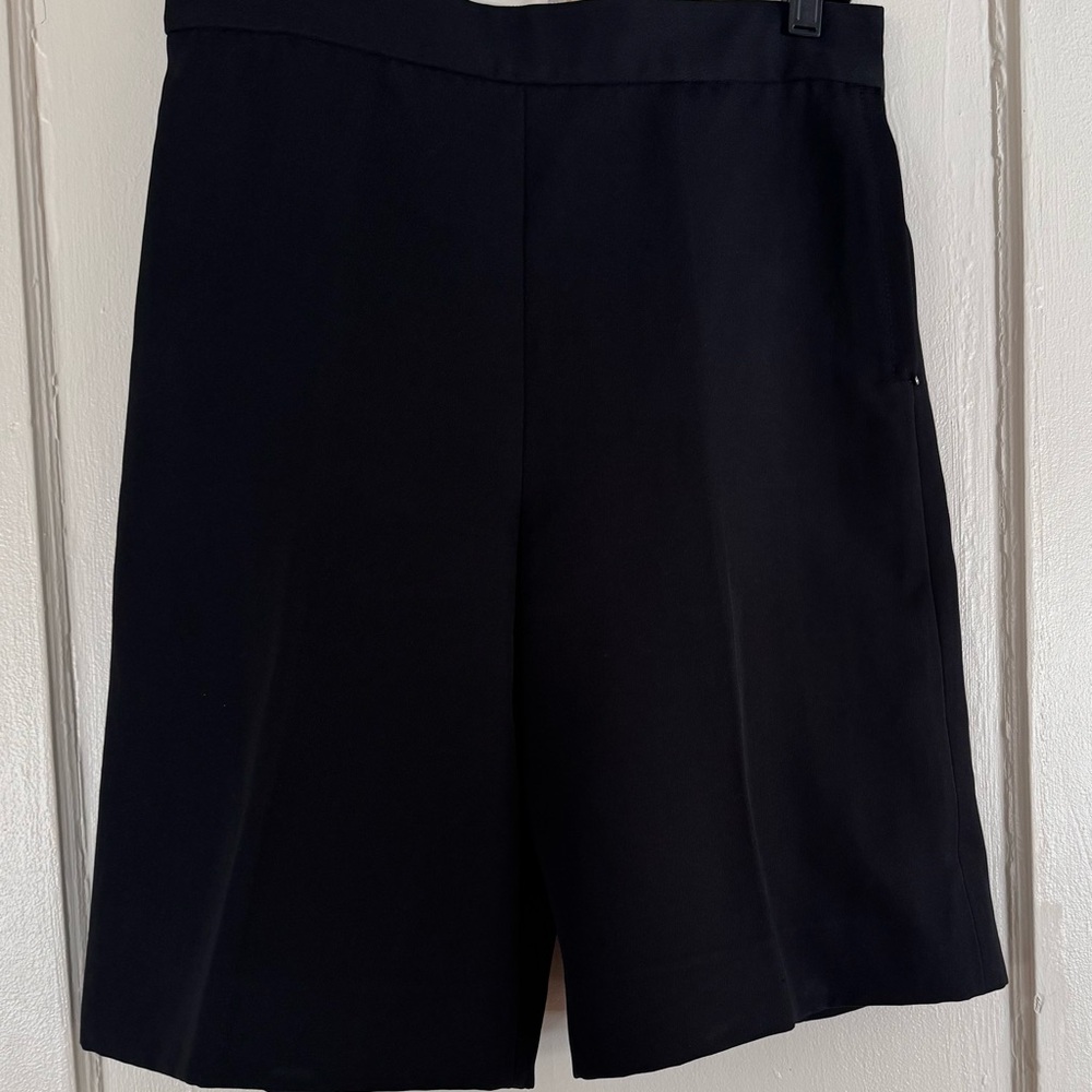 Marc Jacobs Black Faille Shorts